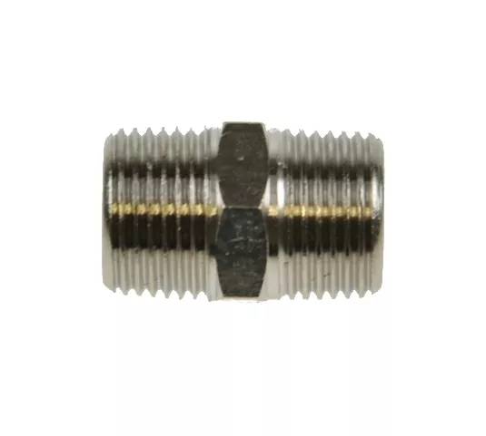 ERGAOBOY Edelstahl Nippel 3/8 BSP - 2 Stück 150mm Rohrverbinder Aus 304 Edelstahl