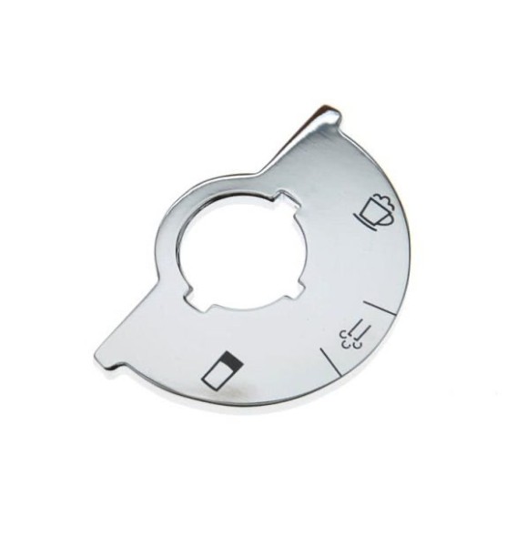 Skalascheibe chrom fuer Profi Cappuccinatore Jura Skalascheibe fuer Cappuccinatore