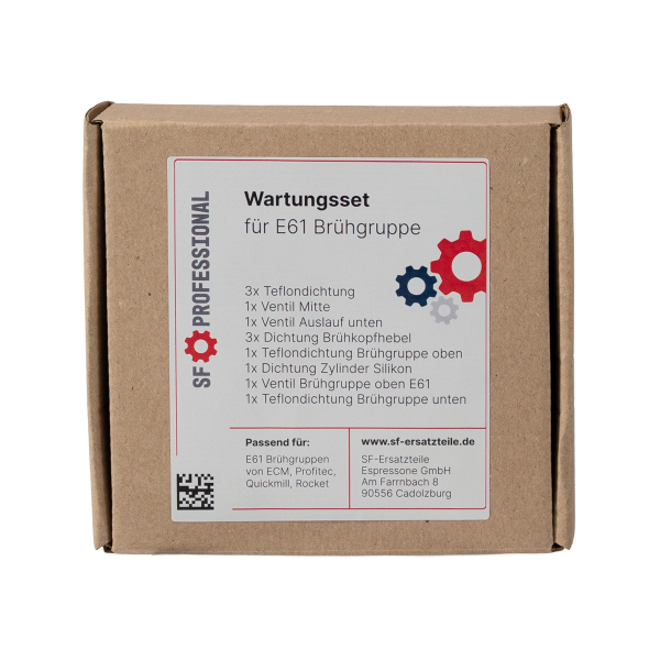 SF Professional Wartungsset fuer E61 Bruehgruppe Artikelbild SFProfessional Wartungsset