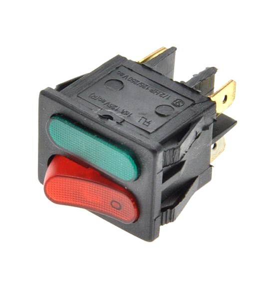 Schalter 2 Polig Rot Gruen fuer La Pavoni LaPavoni Schalter 2 Polig Rot Gruen