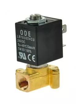 Produktbild von 24V DC Magnetventil 2/2-Wege – Direkt Wirkend, G1/4, Für Luft/Wasser/Öl, IP65, Aludruckguss