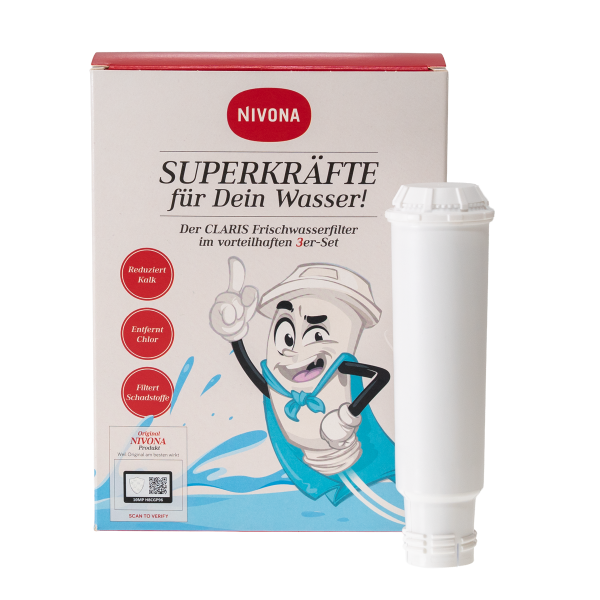 Nivona Claris Wasserfilter 3er Set Artikelbild Nivona Wasserfilter 3er Set